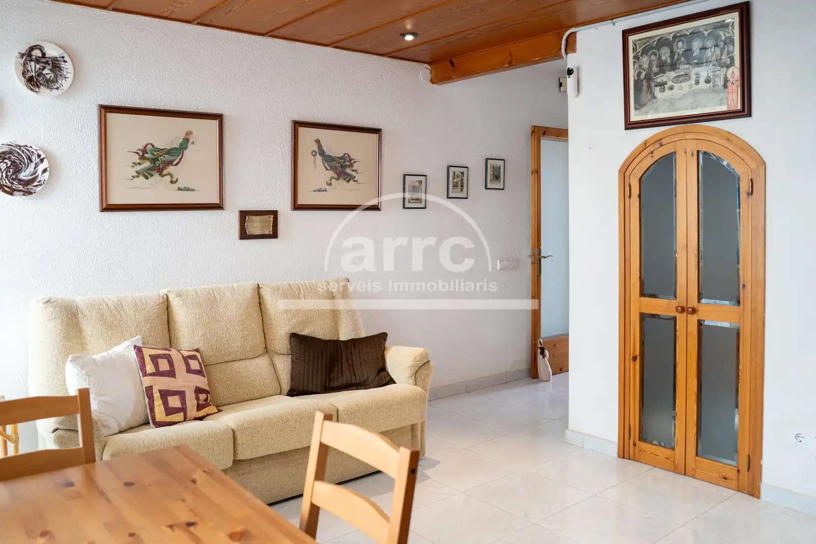 Sala d'estar de Casa adosada en venda en Vilassar de Dalt amb Calefacció, Terrassa i Traster