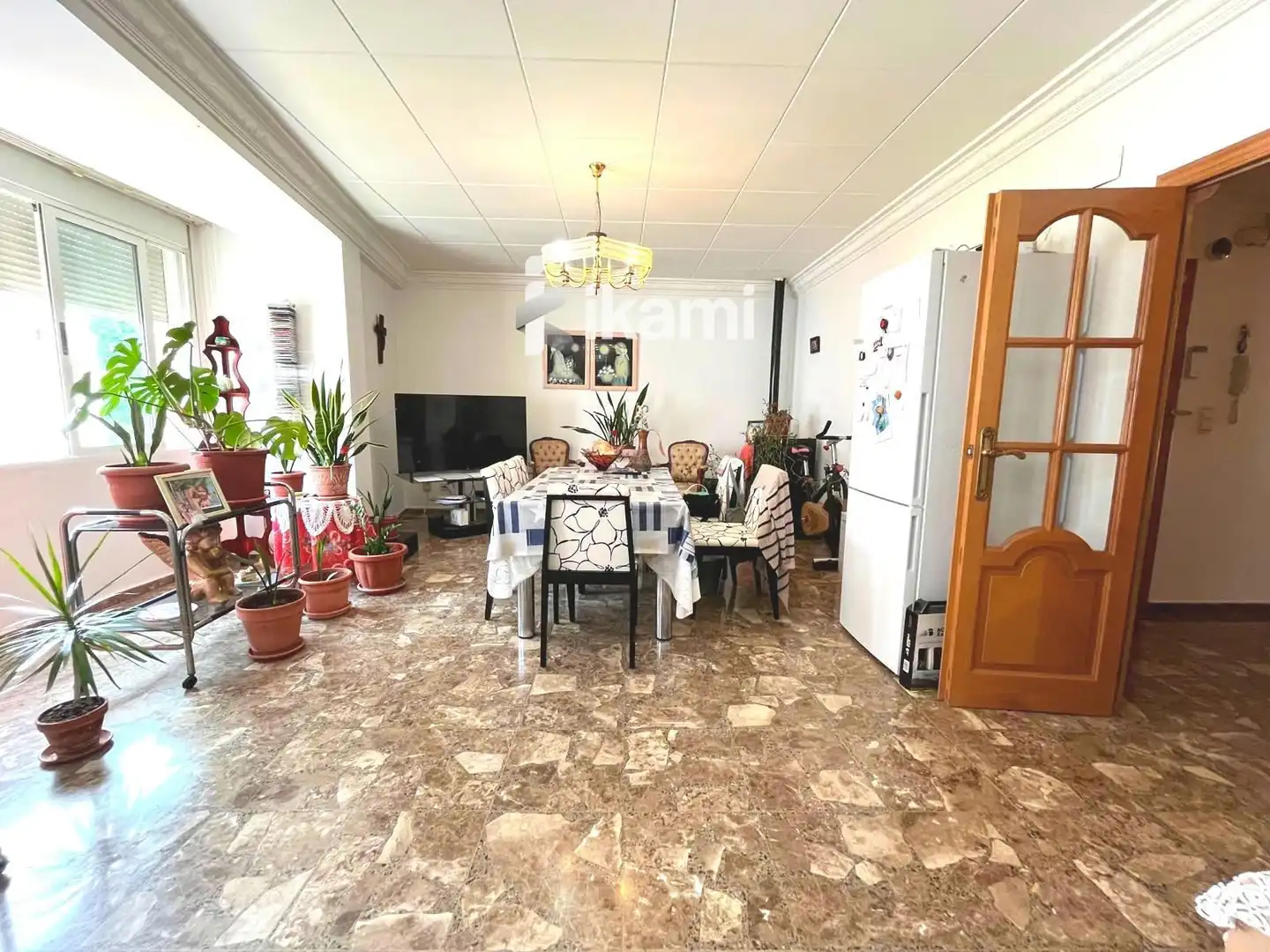 Wohnzimmer von Dachboden zum Verkauf in La Font d'en Carròs mit Terrasse
