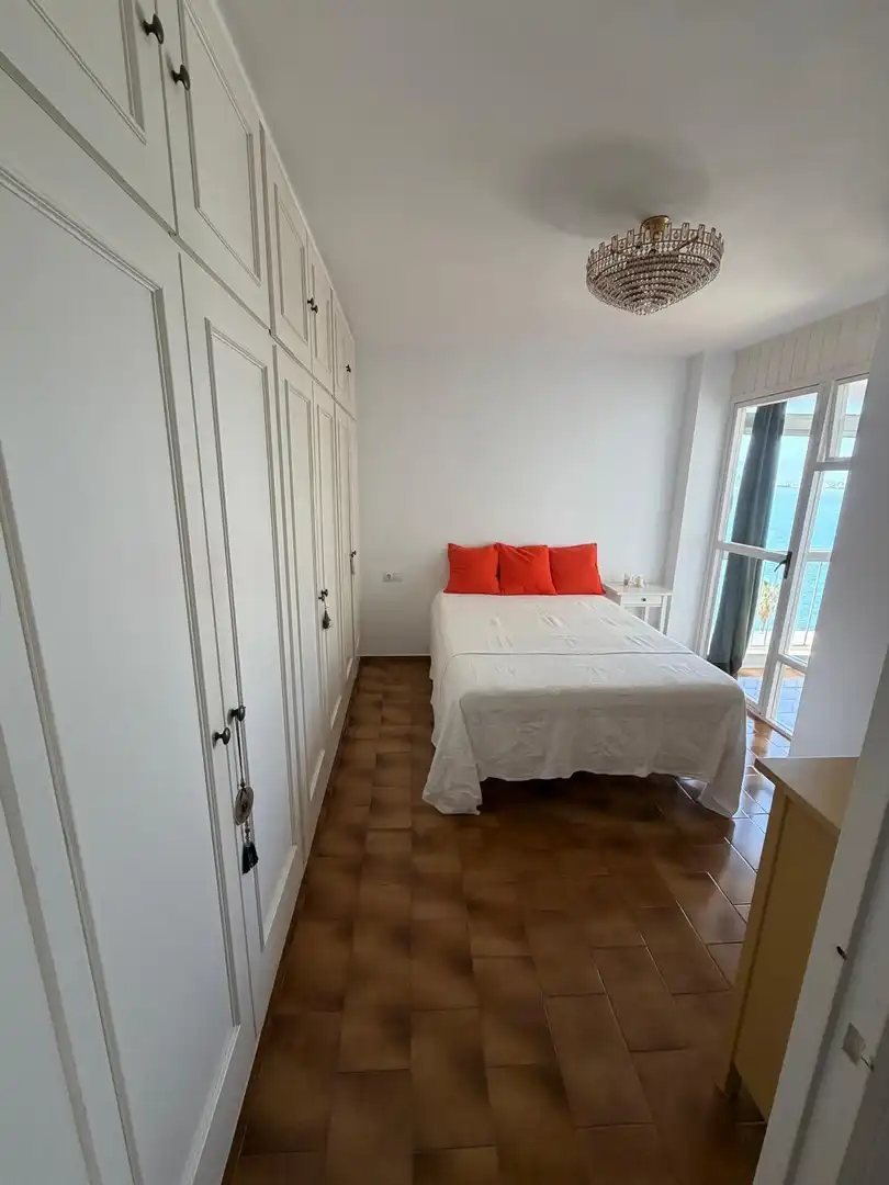 Bedroom of Flat for rent in Málaga  with Air Conditioner, Heating and Furnished