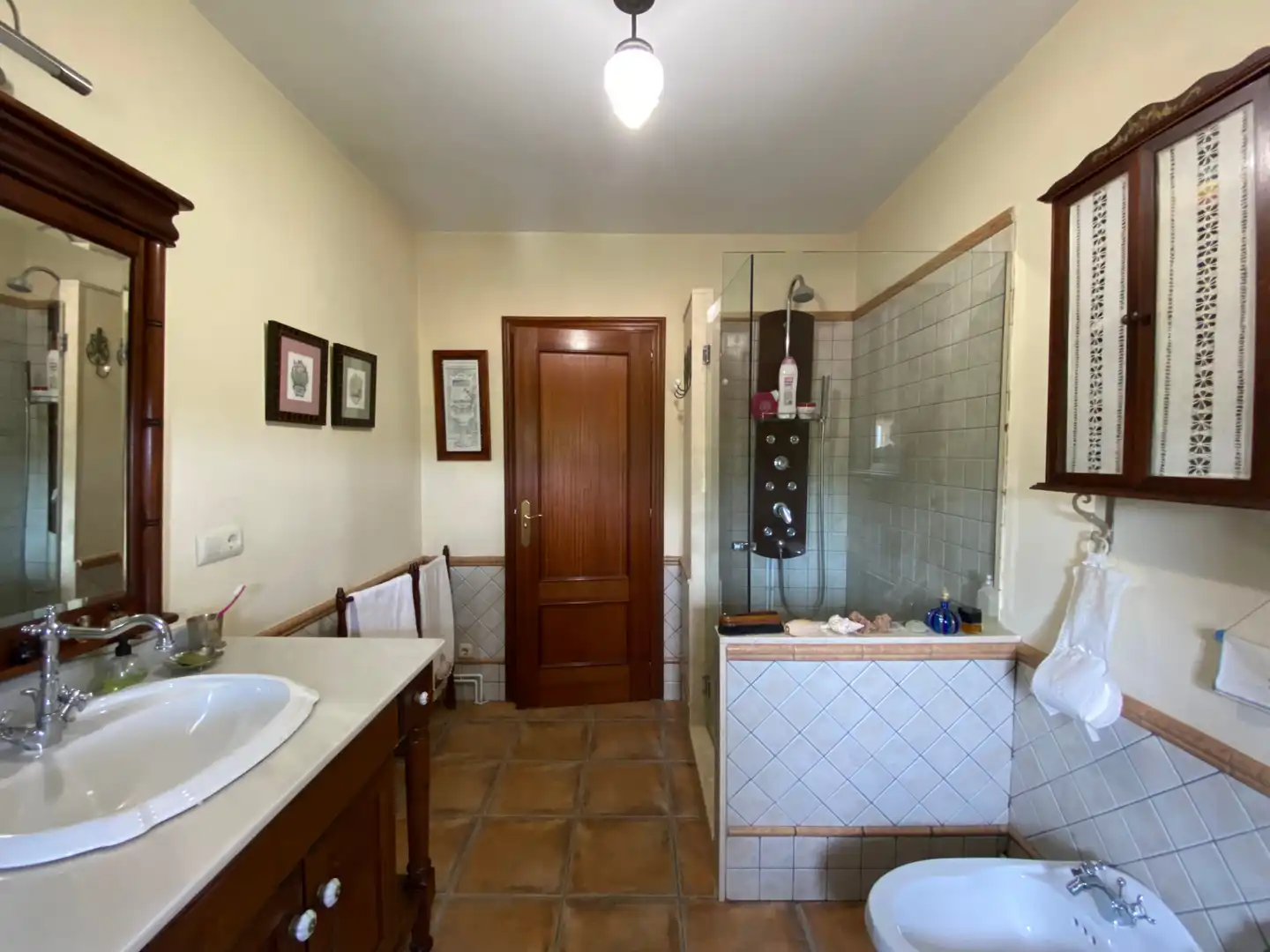 Bathroom of Houses for sale in A Estrada   with Heating, Private garden and Terrace