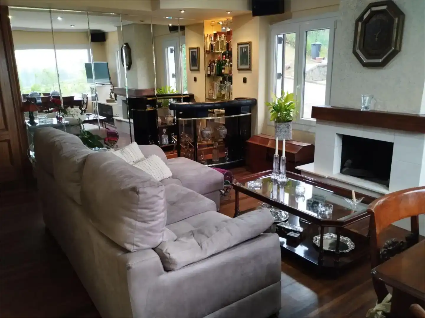 Sala de estar de Piso en venta en Hernialde con Jardín privado, Parquet y Trastero