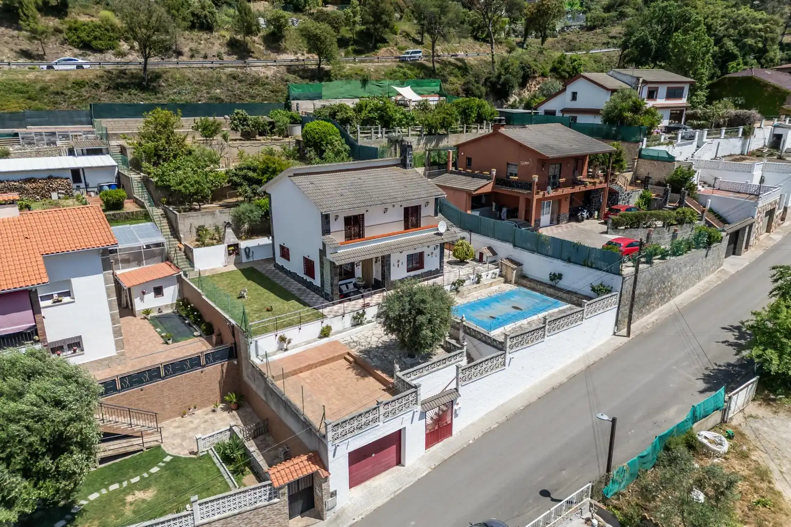 Vista exterior de Casa o chalet en venta en Sant Fost de Campsentelles con Calefacción, Jardín privado y Terraza