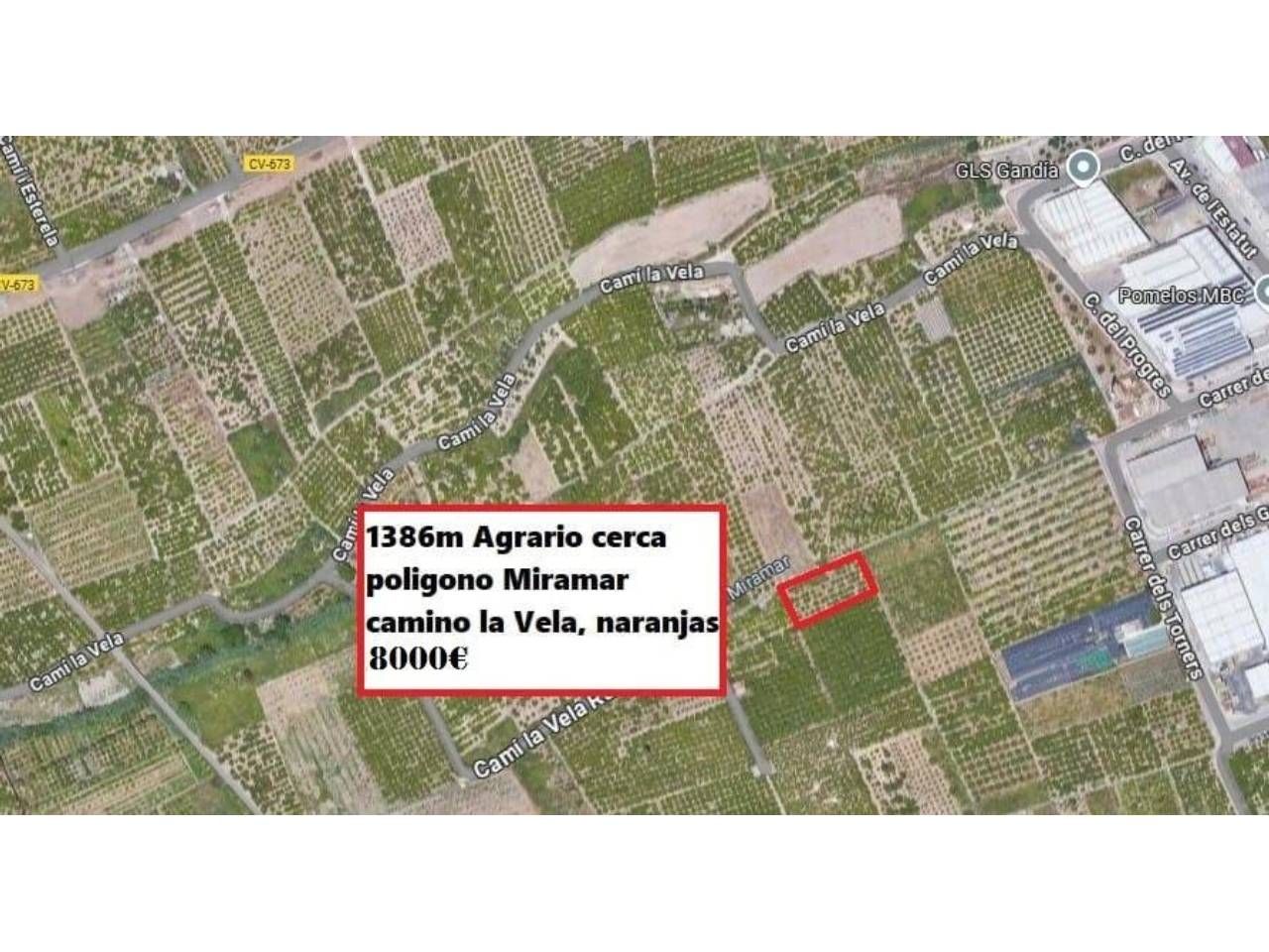 Terreno en venta en Bellreguard