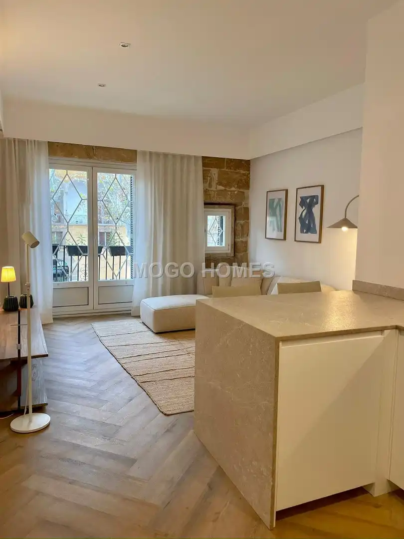 Living room of Flat for rent in  Palma de Mallorca  with Air Conditioner and Furnished