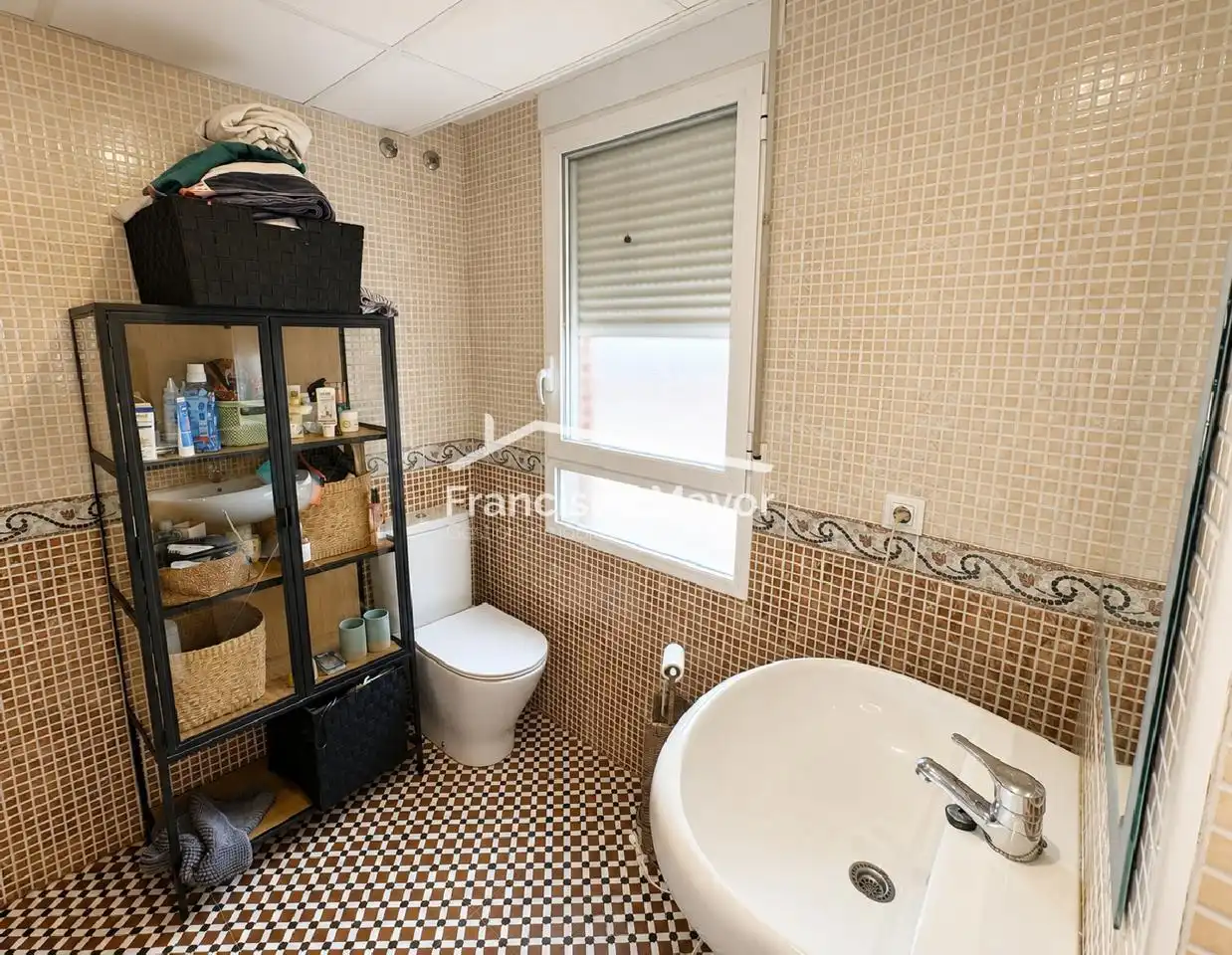 Bany de Dúplex en venda en Valencia amb Aire condicionat, Terrassa i Moblat