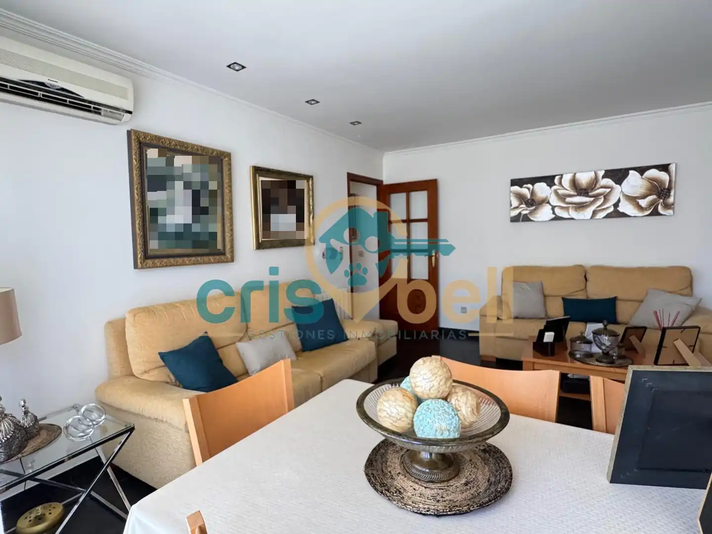 Sala de estar de Piso en venta en Lorca con Aire acondicionado, Trastero y Amueblado