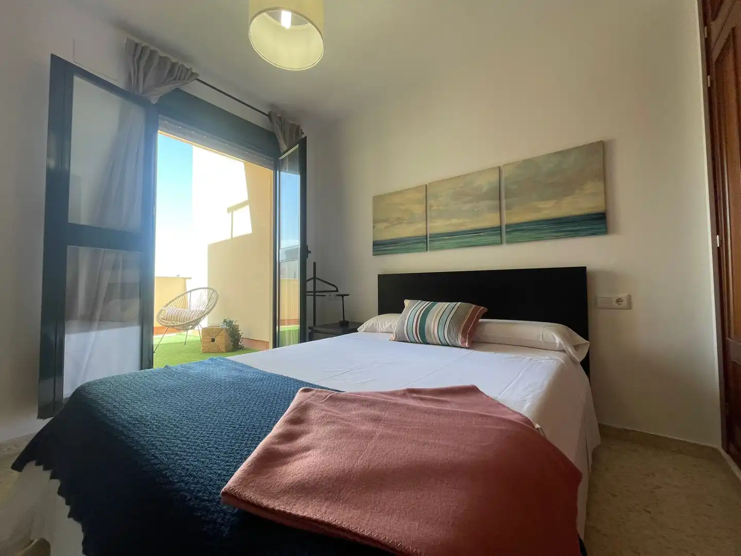 Bedroom of Flat for sale in Jerez de la Frontera  with Air Conditioner, Parquet flooring and Terrace