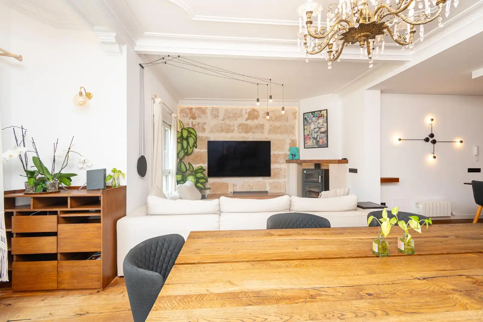 Sala de estar de Piso en venta en  Palma de Mallorca con Aire acondicionado