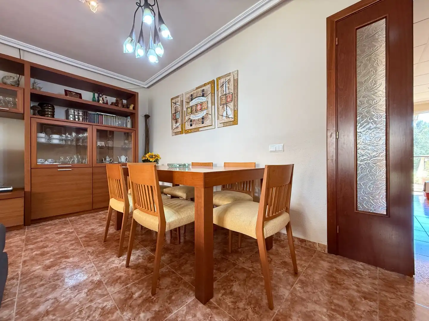 Dining room of Detached homes for sale in Perafort  with Air Conditioner, Heating and Private garden