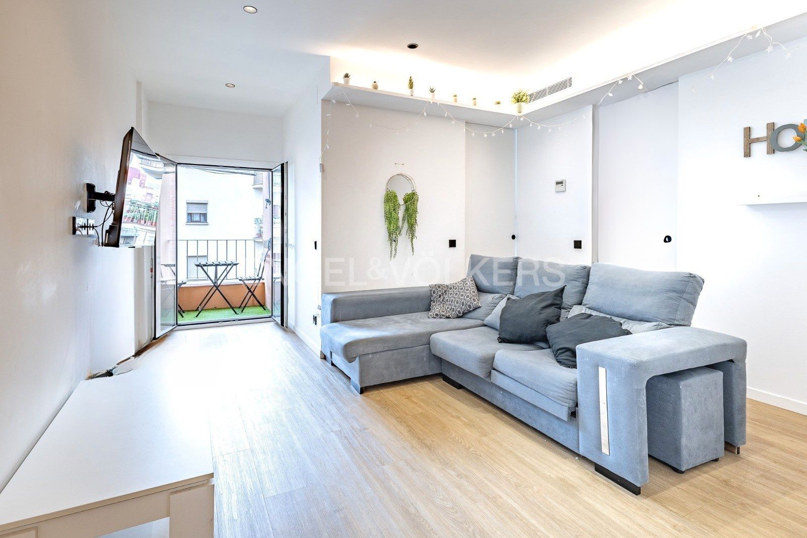Sala d'estar de Apartament en venda en  Barcelona Capital amb Calefacció i Balcó