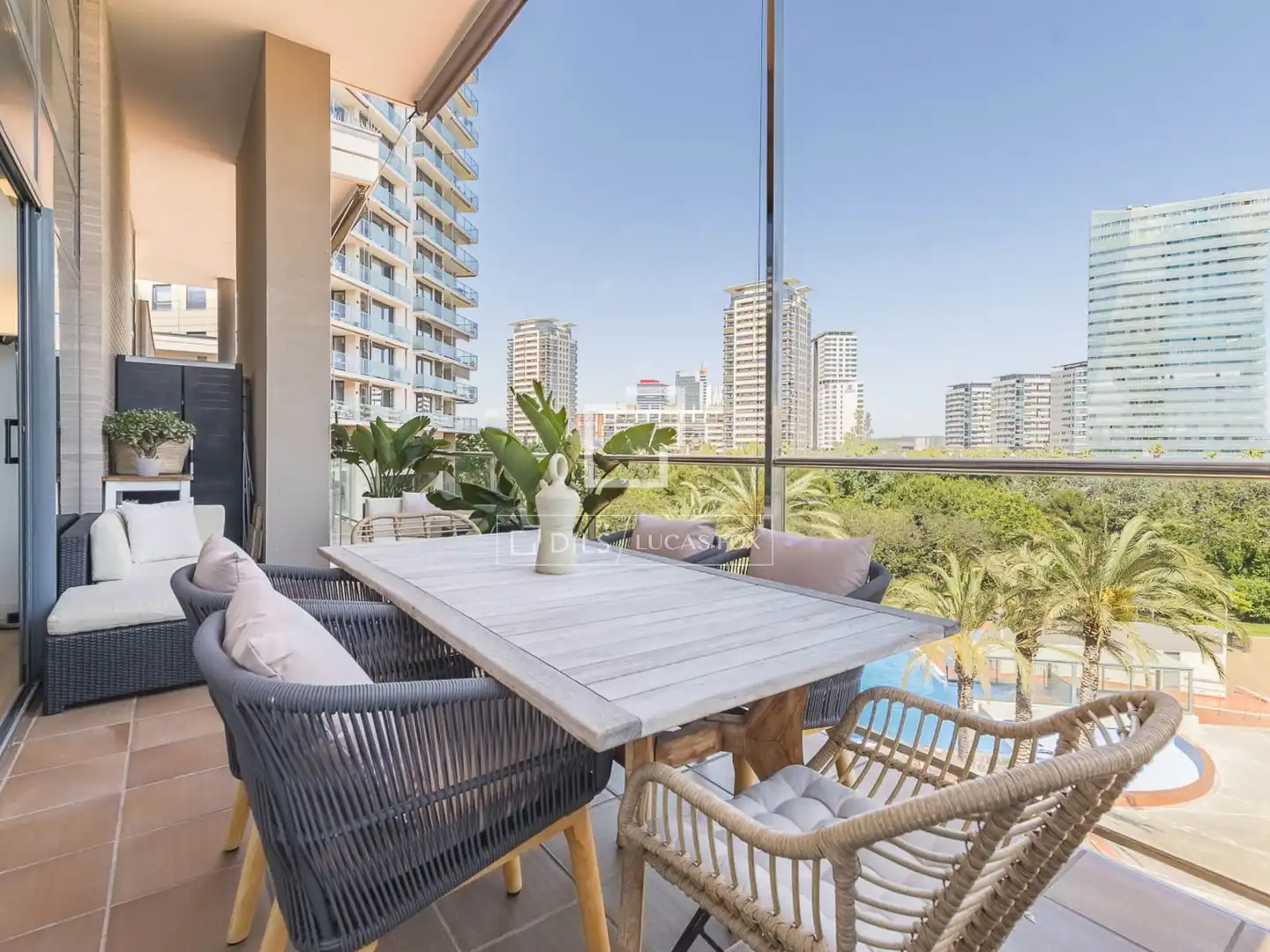 Terrace of Flat for sale in Barcelona  with Air Conditioner, Private garden and Terrace