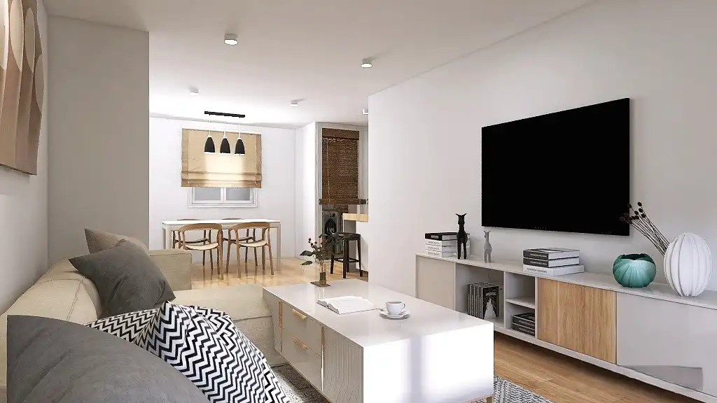 Sala de estar de Piso en venta en Cartagena con Balcón