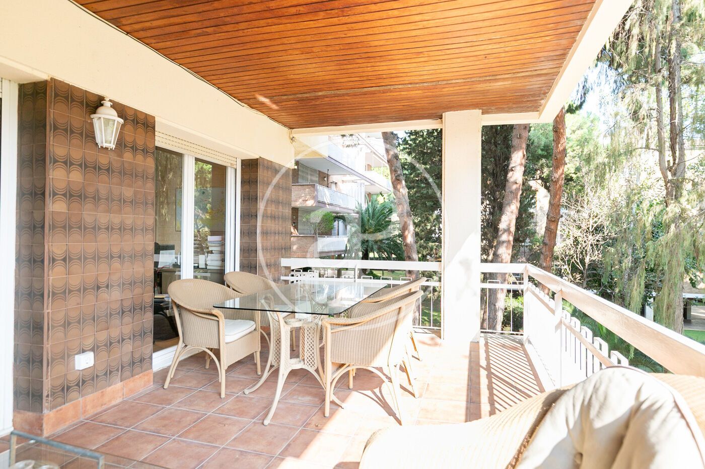 Terrace of Flat for sale in  Barcelona Capital  with Heating, Private garden and Terrace