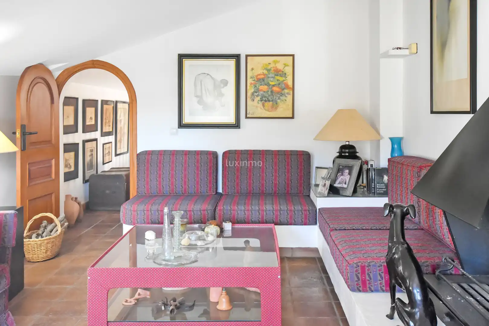 Sala d'estar de Casa o xalet en venda en Alicante / Alacant amb Calefacció, Terrassa i Traster