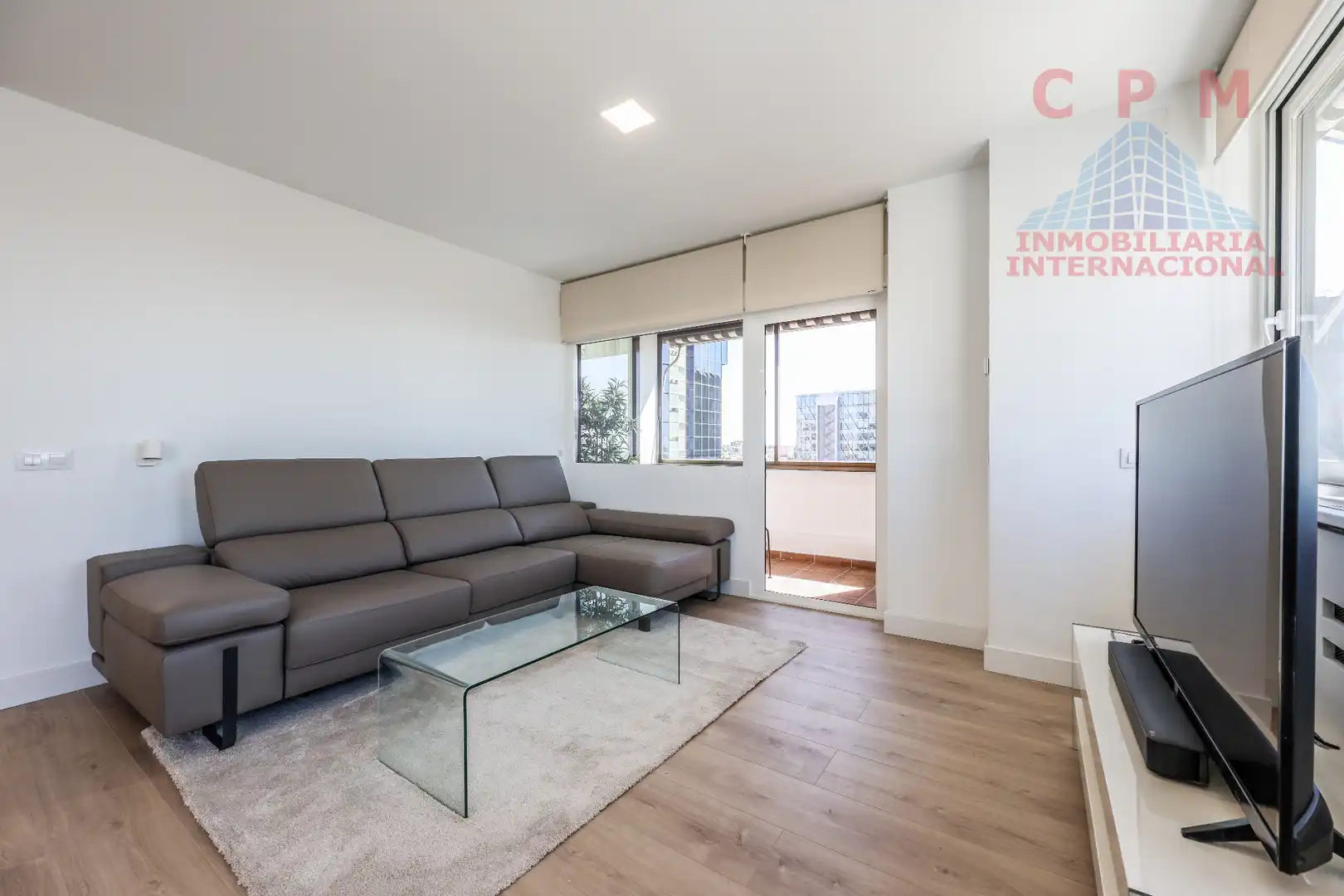 Wohnzimmer von Wohnung zur Miete in Madrid mit Klimaanlage, Heizung und Parkett