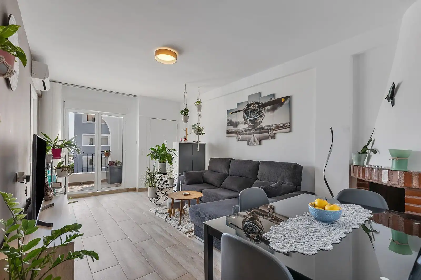 Living room of Attic for sale in Orihuela  with Air Conditioner, Terrace and Furnished