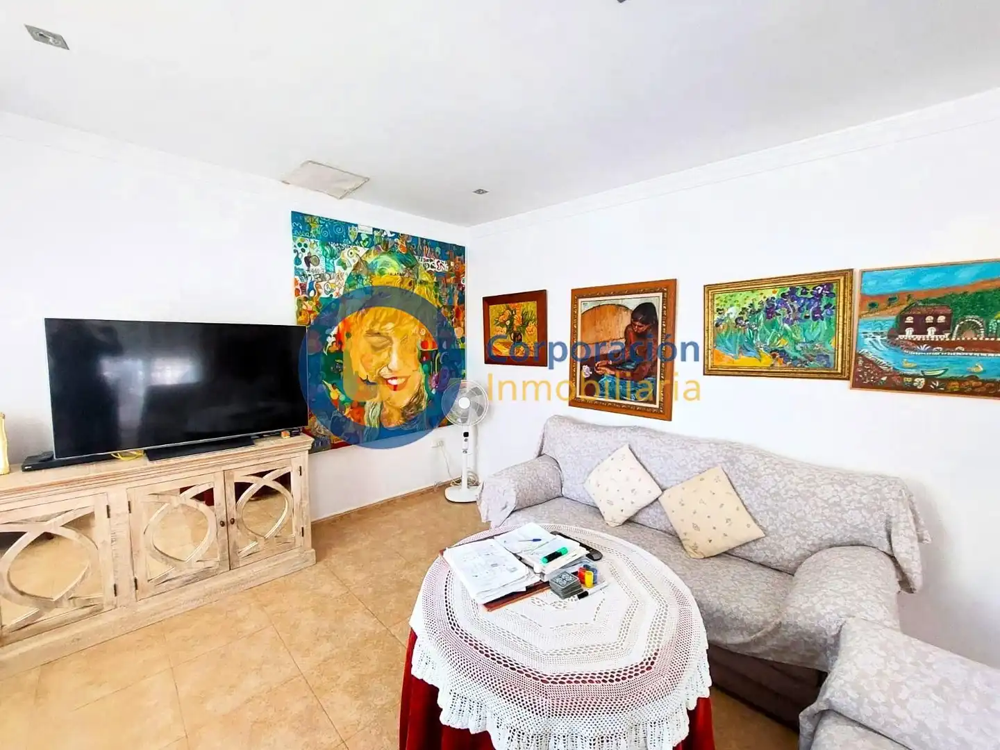 Sala de estar de Casa o chalet en venta en Lorca con Jardín privado, Terraza y Trastero