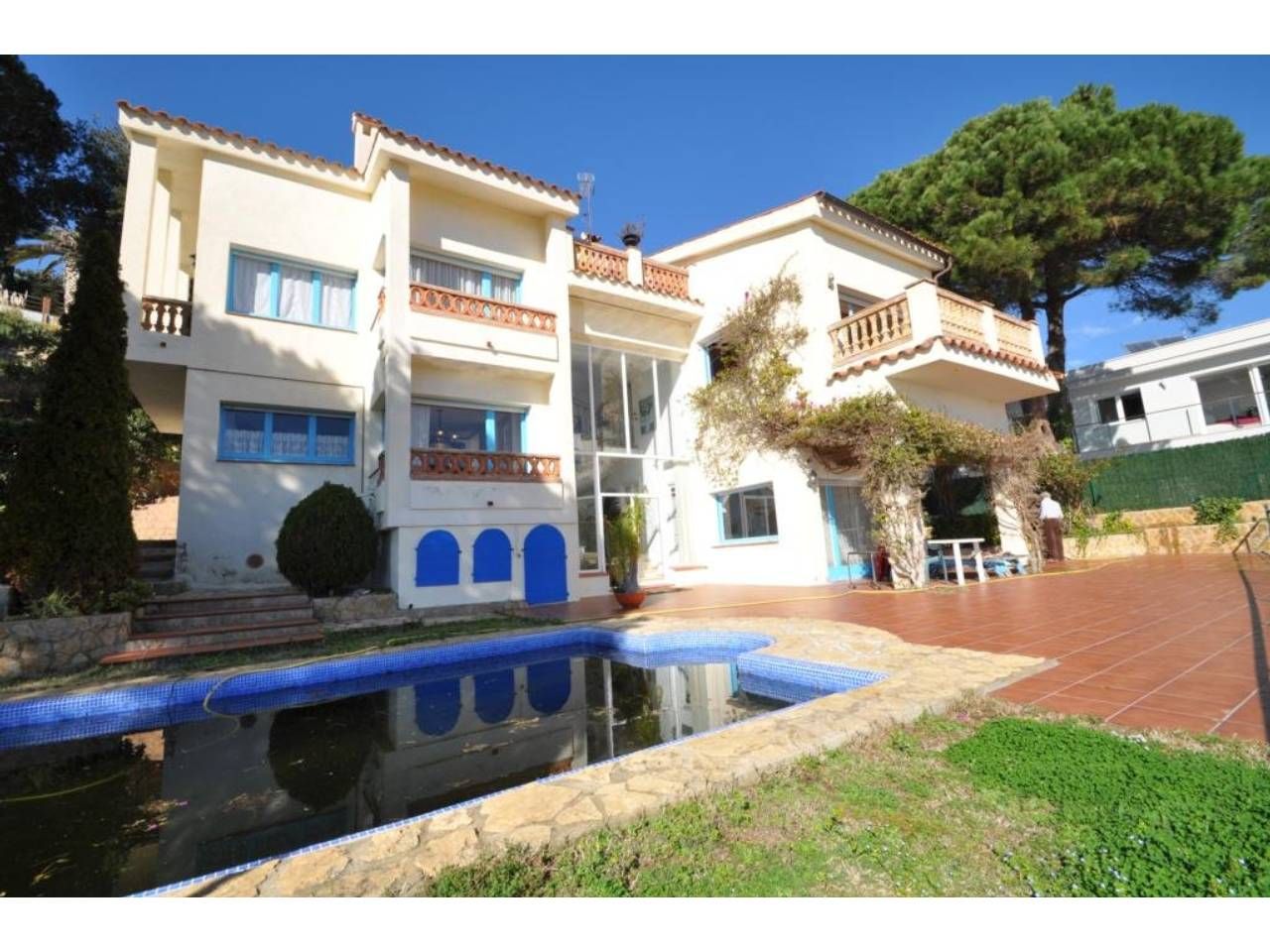 Exterior view of House or chalet for sale in Lloret de Mar  with Heating, Terrace and Furnished
