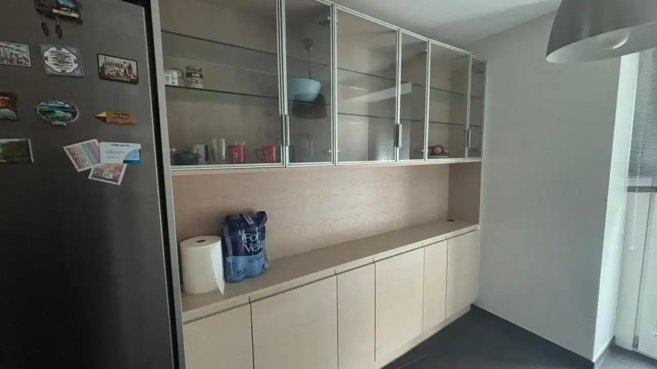 Kitchen of Apartments for rent in Ourense Capital   with Heating and Balcony