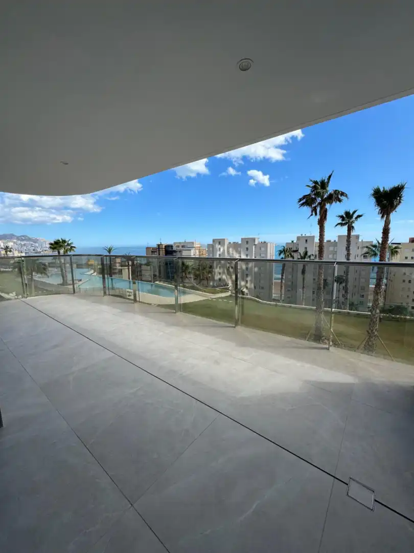 Terrace of Apartments for rent in Benidorm  with Air Conditioner, Heating and Private garden
