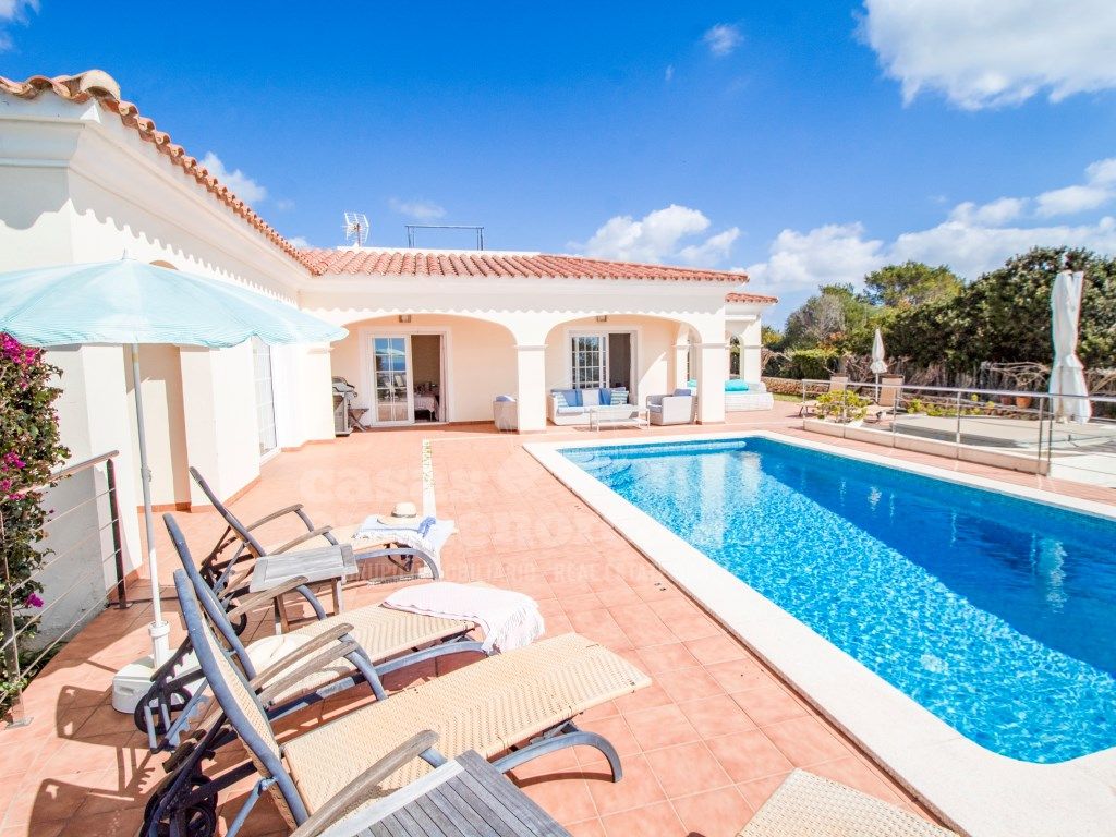 Swimming pool of House or chalet for sale in Maó  with Air Conditioner, Private garden and Terrace