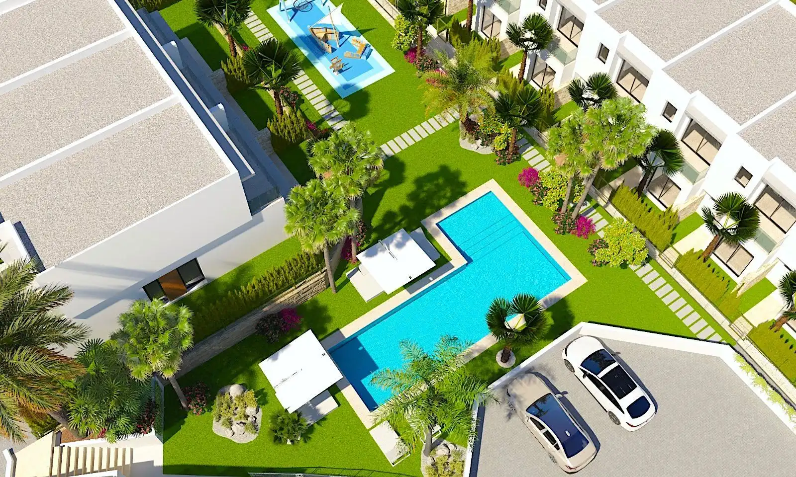 Reihenhaus mit Pool zum Verkauf in Golf Bahía, imagen 4