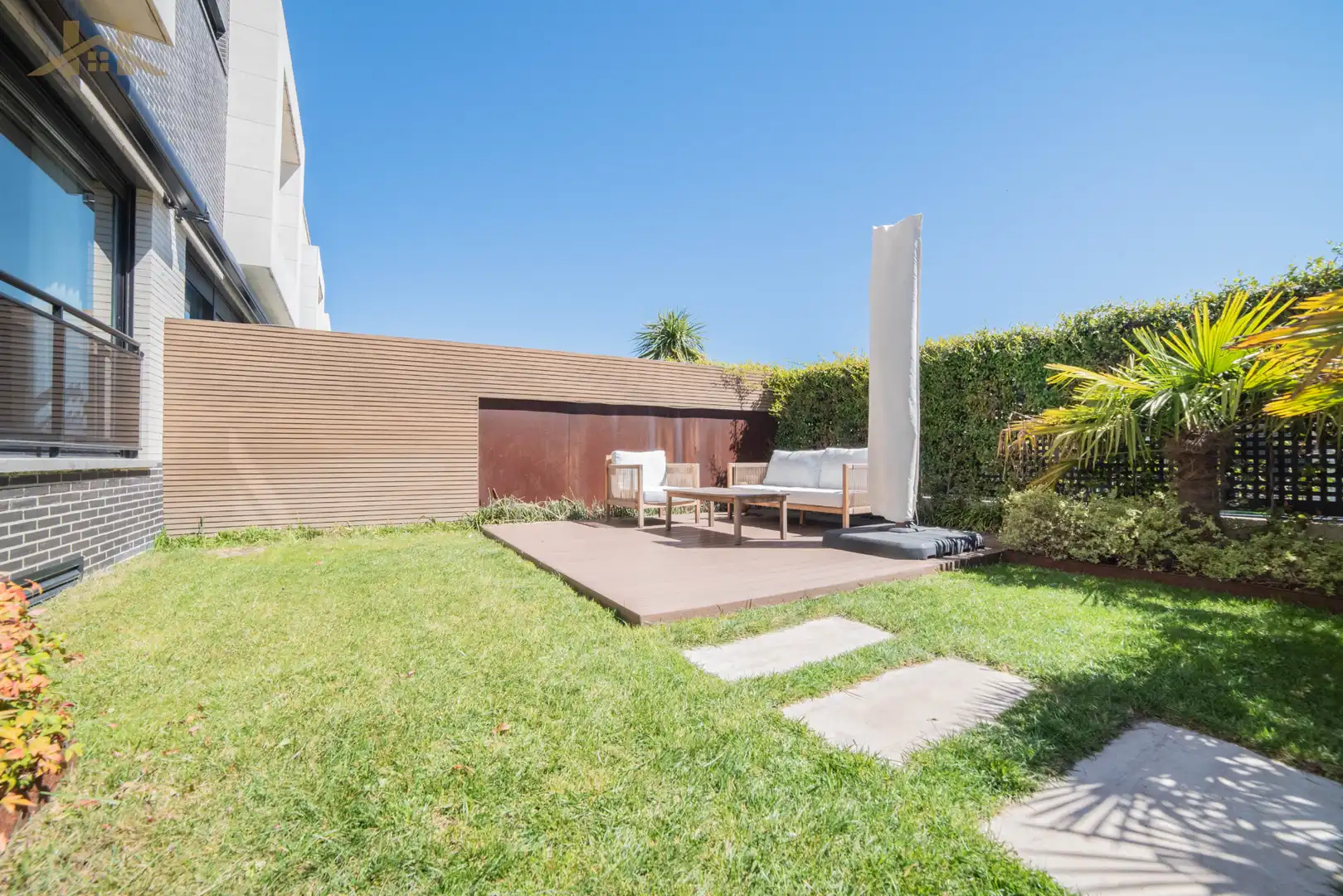 Terrasse von Haus oder Chalet zum Verkauf in Boadilla del Monte mit Klimaanlage, Heizung und Privatgarten