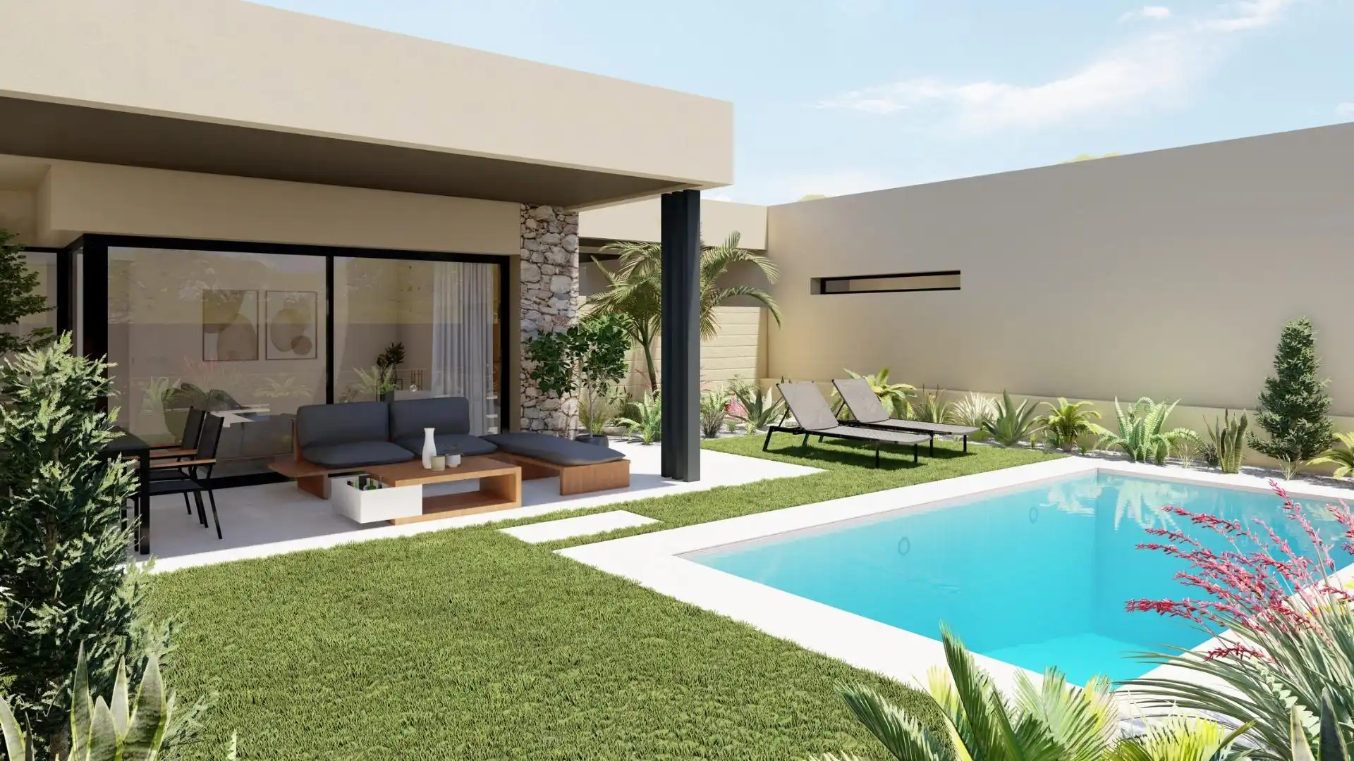 Chalet con piscina en venta en Campo de Murcia, imagen 3
