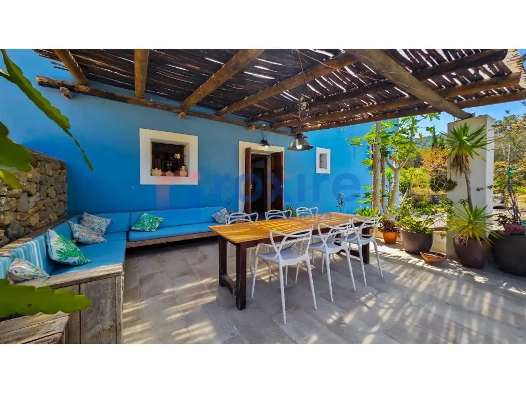 Terrace of Country homes for rent in Sant Josep de sa Talaia  with Air Conditioner, Private garden and Terrace