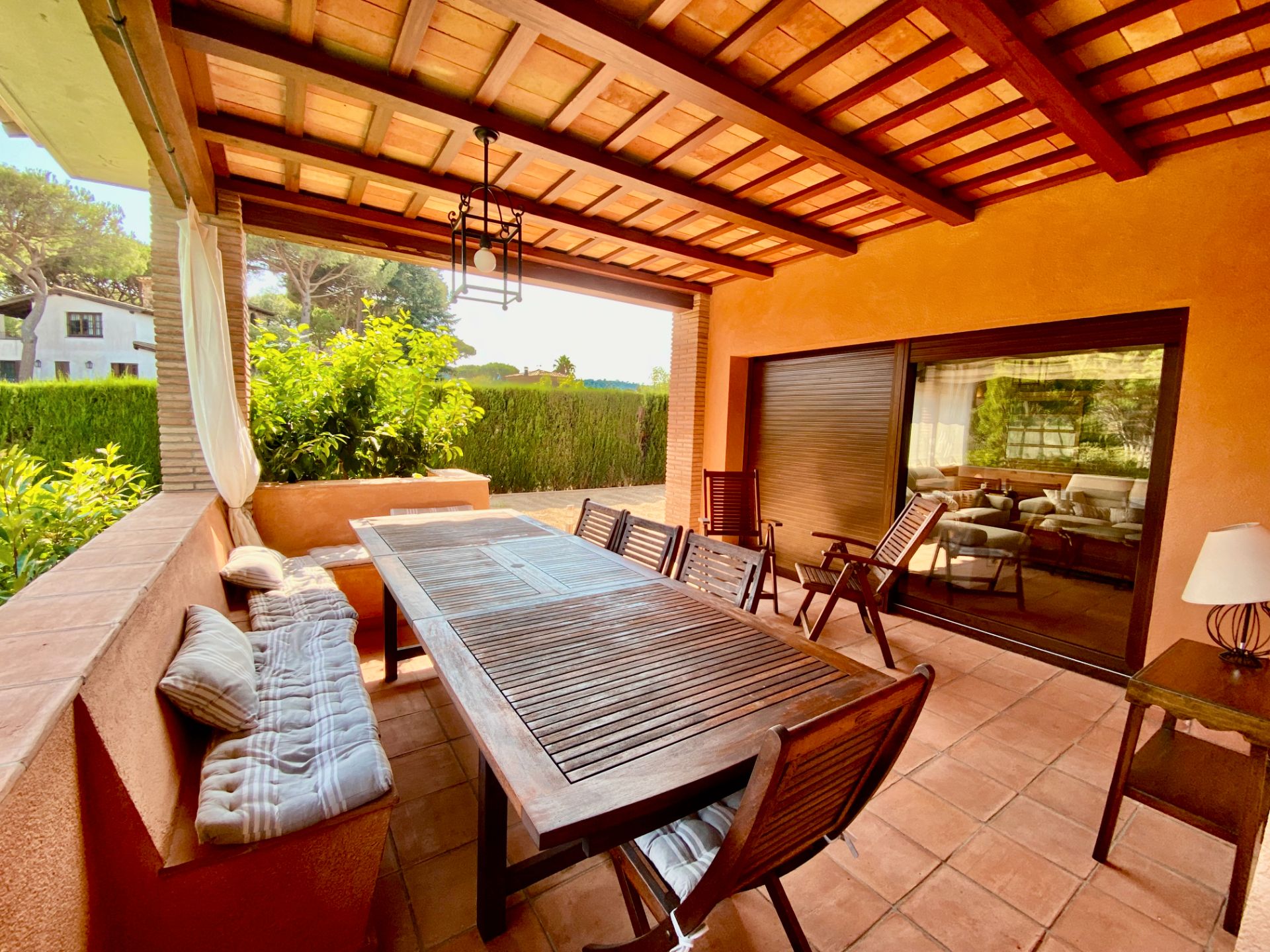 Terraza de Casa o chalet en venta en Mont-ras con Aire acondicionado, Calefacción y Jardín privado