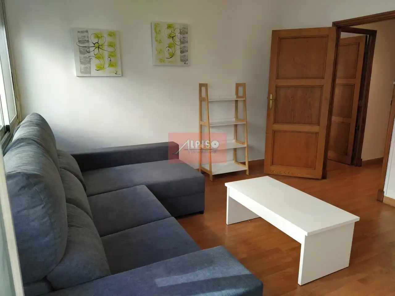 Sala de estar de Piso de alquiler en Ourense Capital  con Calefacción, Amueblado y Balcón