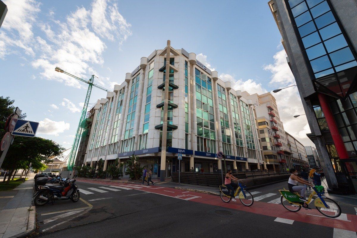 Vista exterior de Oficina en venta en Las Palmas de Gran Canaria