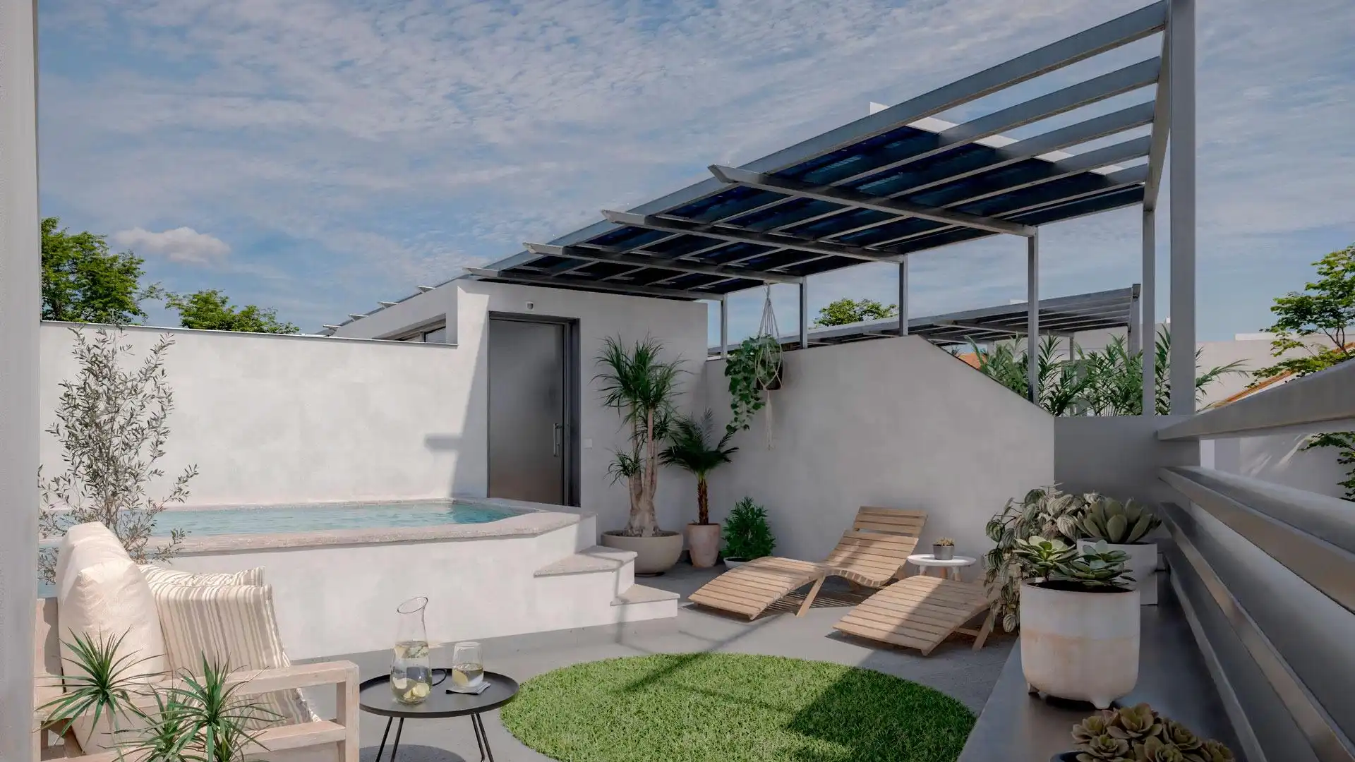 Terrace of Detached homes for sale in Córdoba  with Terrace and Swimming Pool