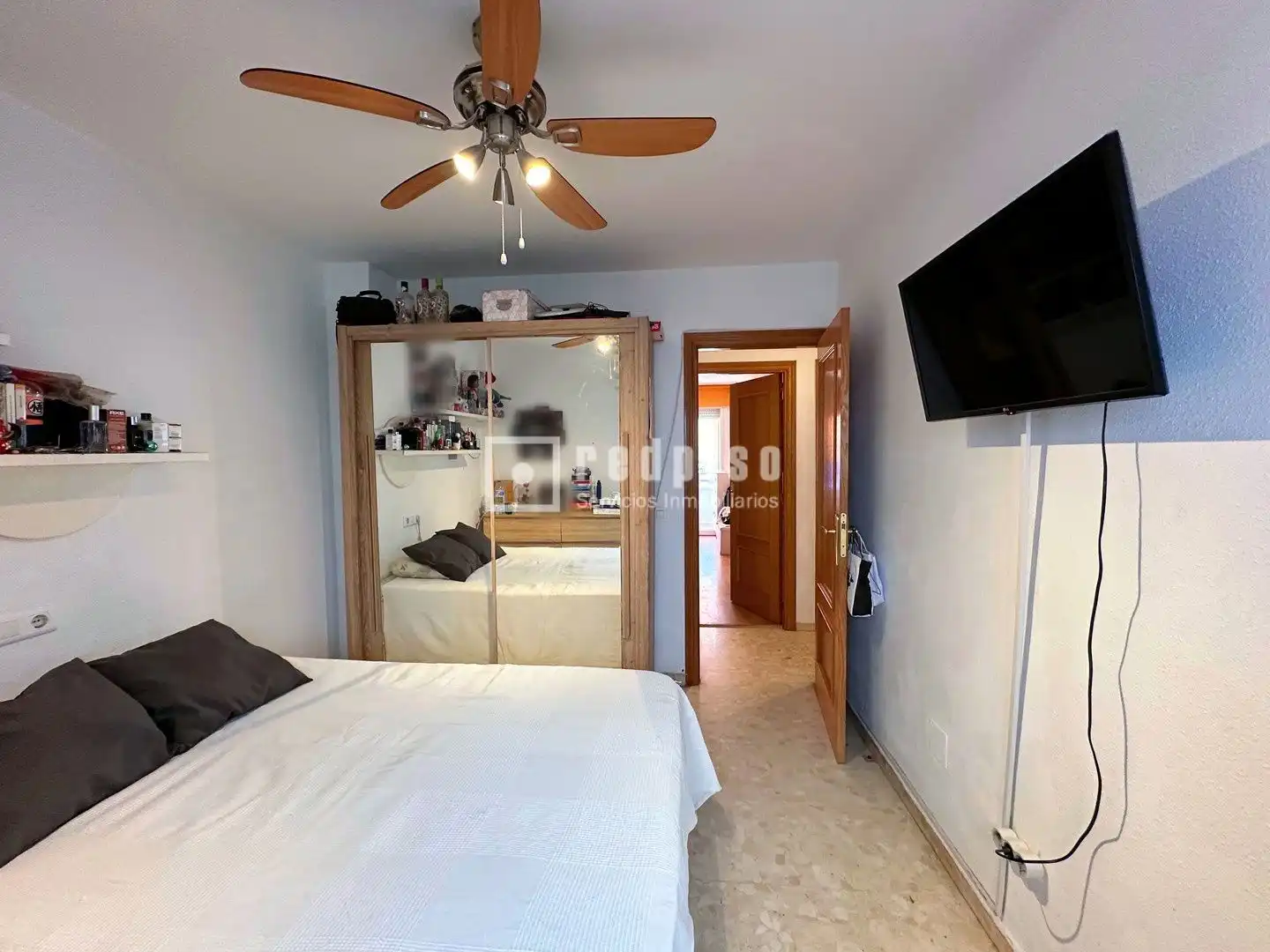 Bedroom of Flat for sale in Málaga  with Air Conditioner, Heating and Terrace