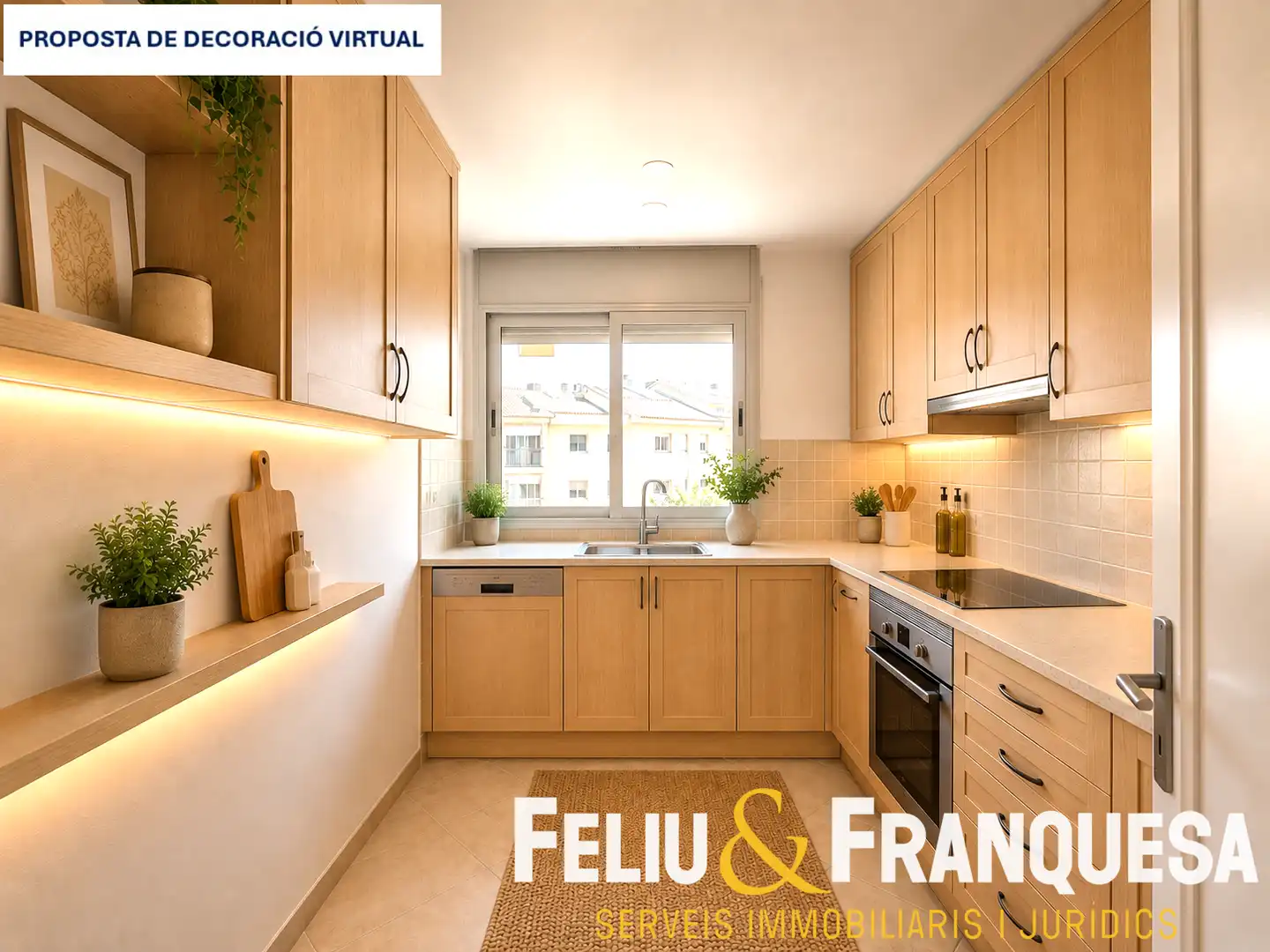 Kitchen of Attic for sale in Sant Cugat del Vallès  with Heating, Terrace and Oven