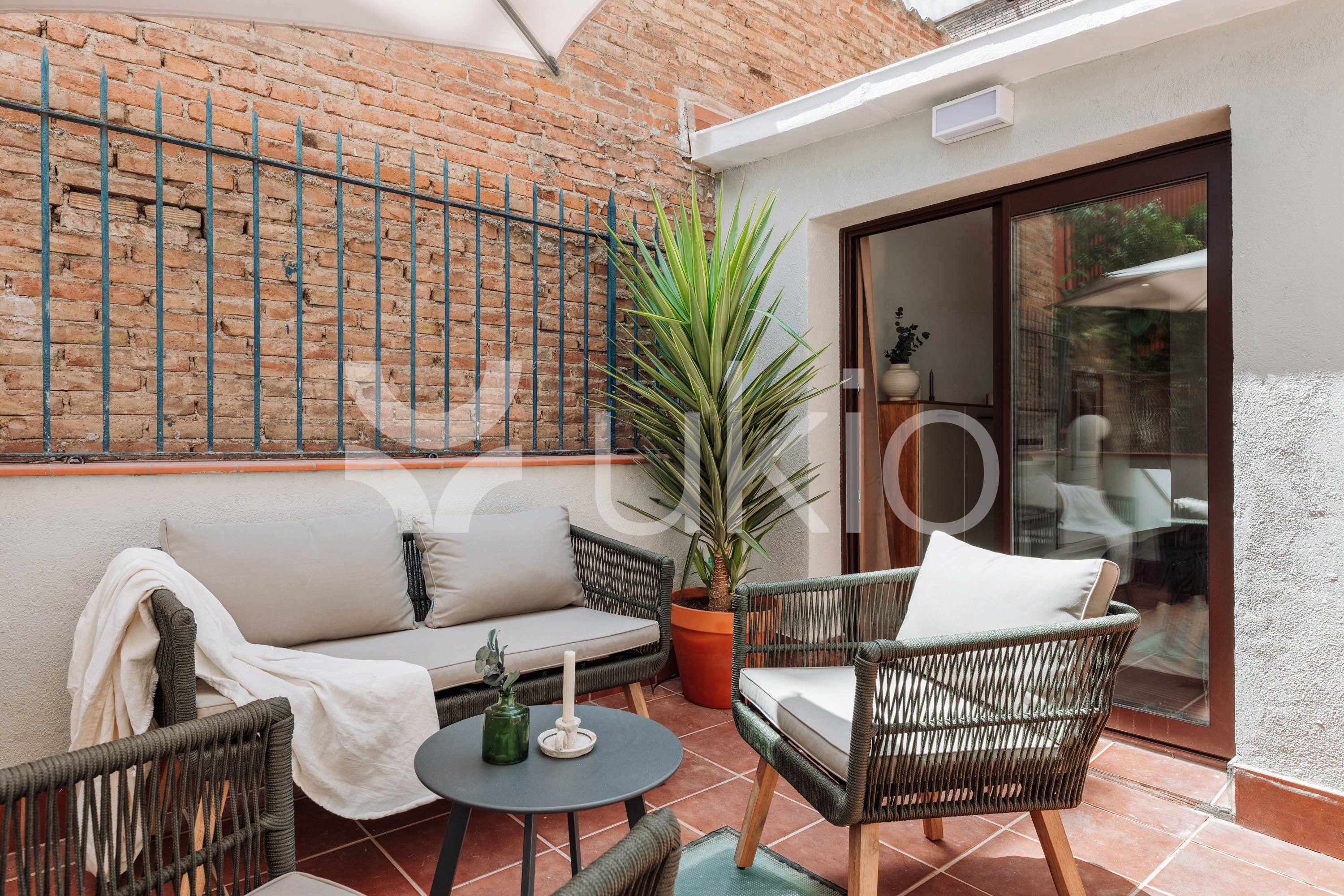 Terraza de Apartamento de alquiler en  Barcelona Capital con Aire acondicionado, Calefacción y Terraza