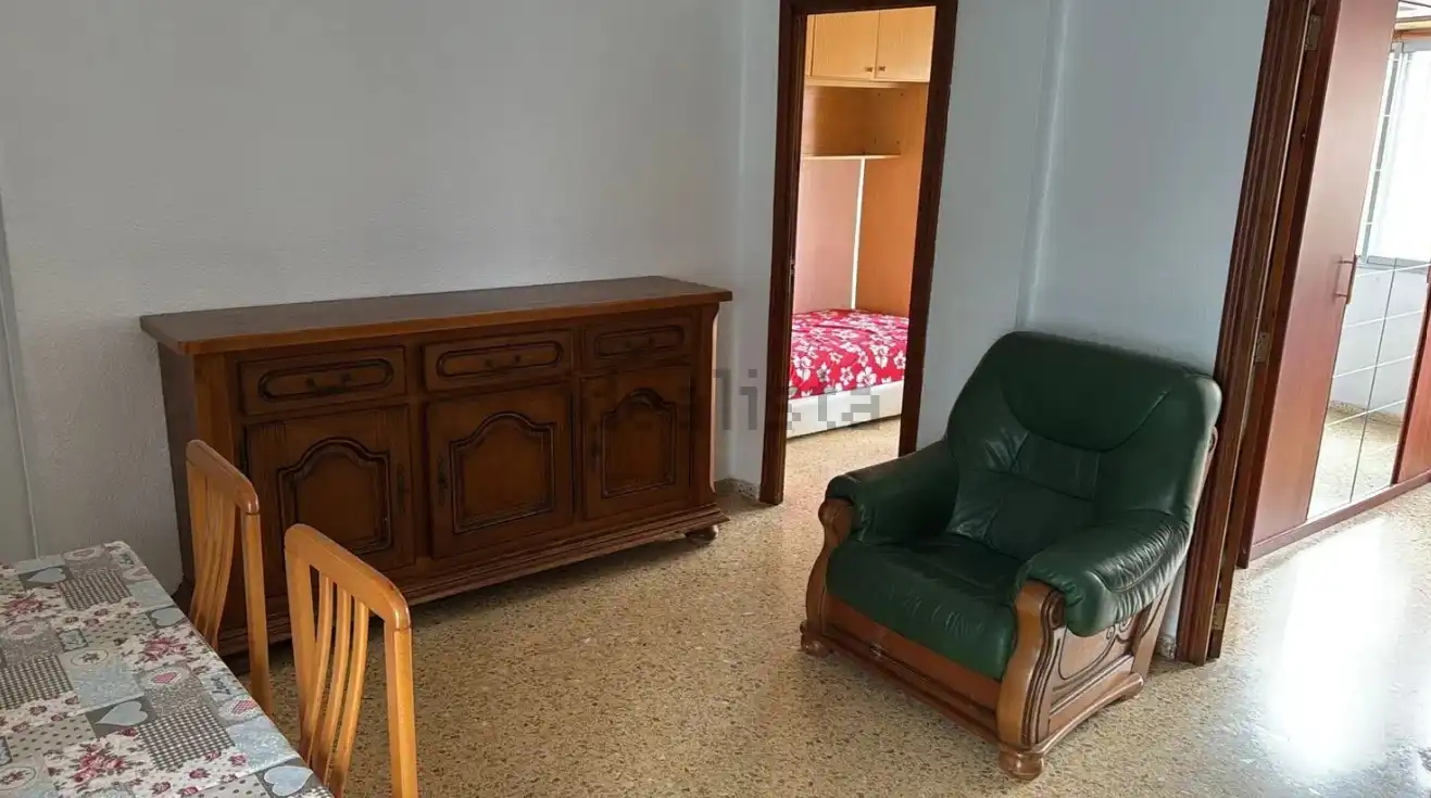 Sala d'estar de Pis de lloguer en Valencia amb Aire condicionat, Moblat i Forn
