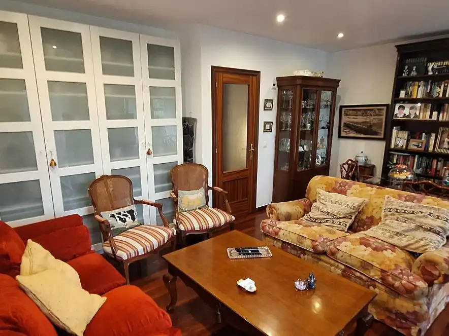 Sala de estar de Casa o chalet en venta en Polanco con Balcón