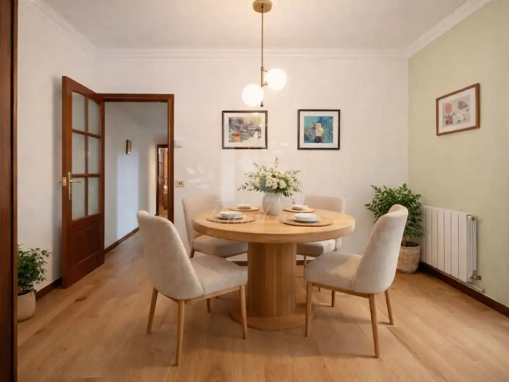 Comedor de Piso en venta en Barcelona con Balcón