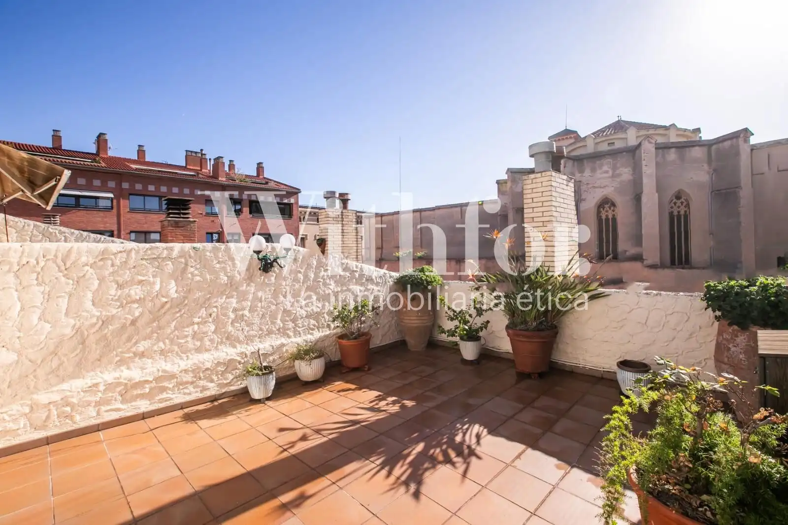 Terraza de Casa adosada en venta en Barcelona con Aire acondicionado, Jardín privado y Terraza