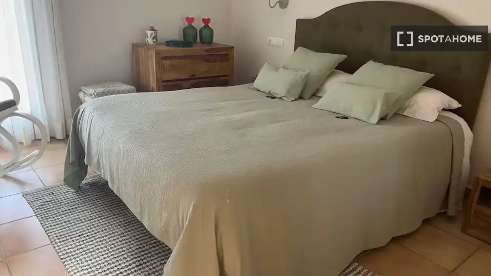Bedroom of Flat for rent in Corbera  with Air Conditioner, Heating and Furnished