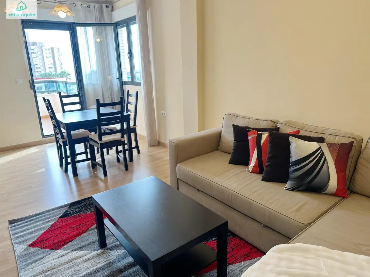 Living room of Apartments for rent in El Campello  with Air Conditioner, Heating and Private garden