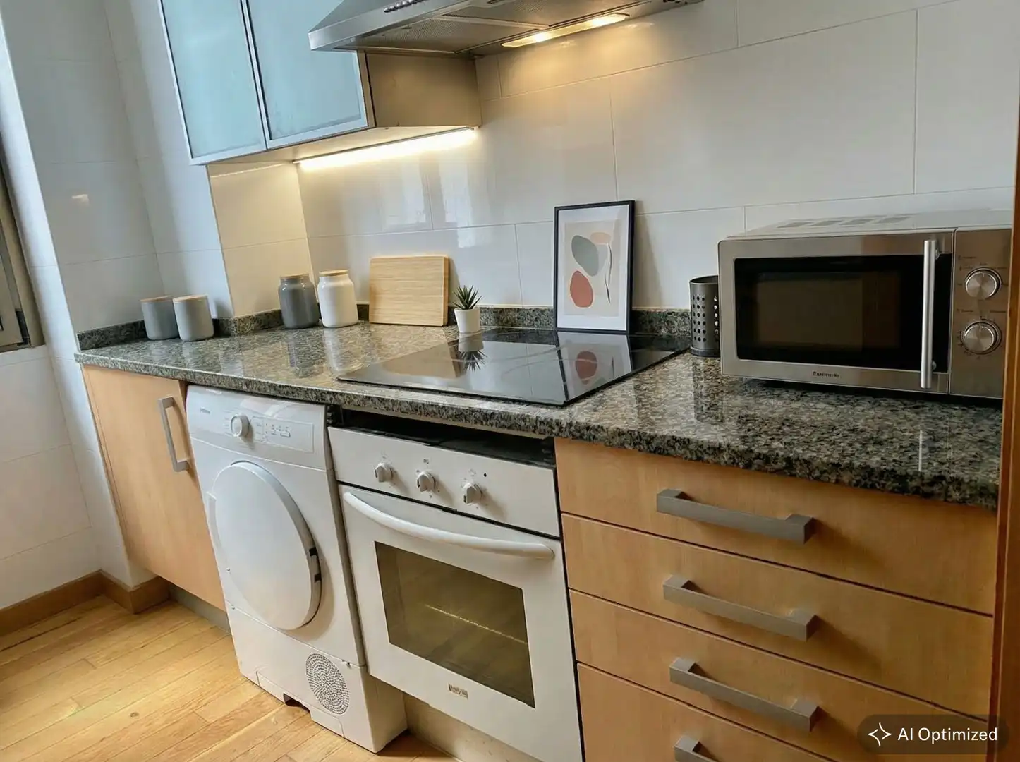 Kitchen of Flat for sale in Madrid  with Heating, Terrace and Balcony
