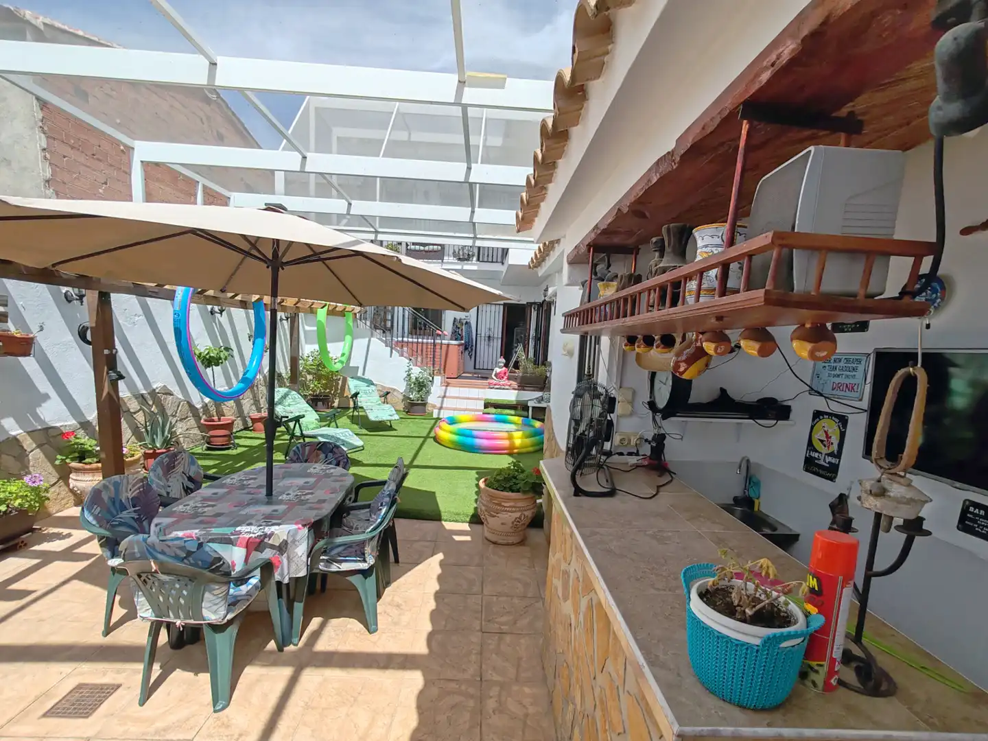 Terraza de Casa o chalet en venta en Huércal-Overa con Aire acondicionado, Jardín privado y Terraza