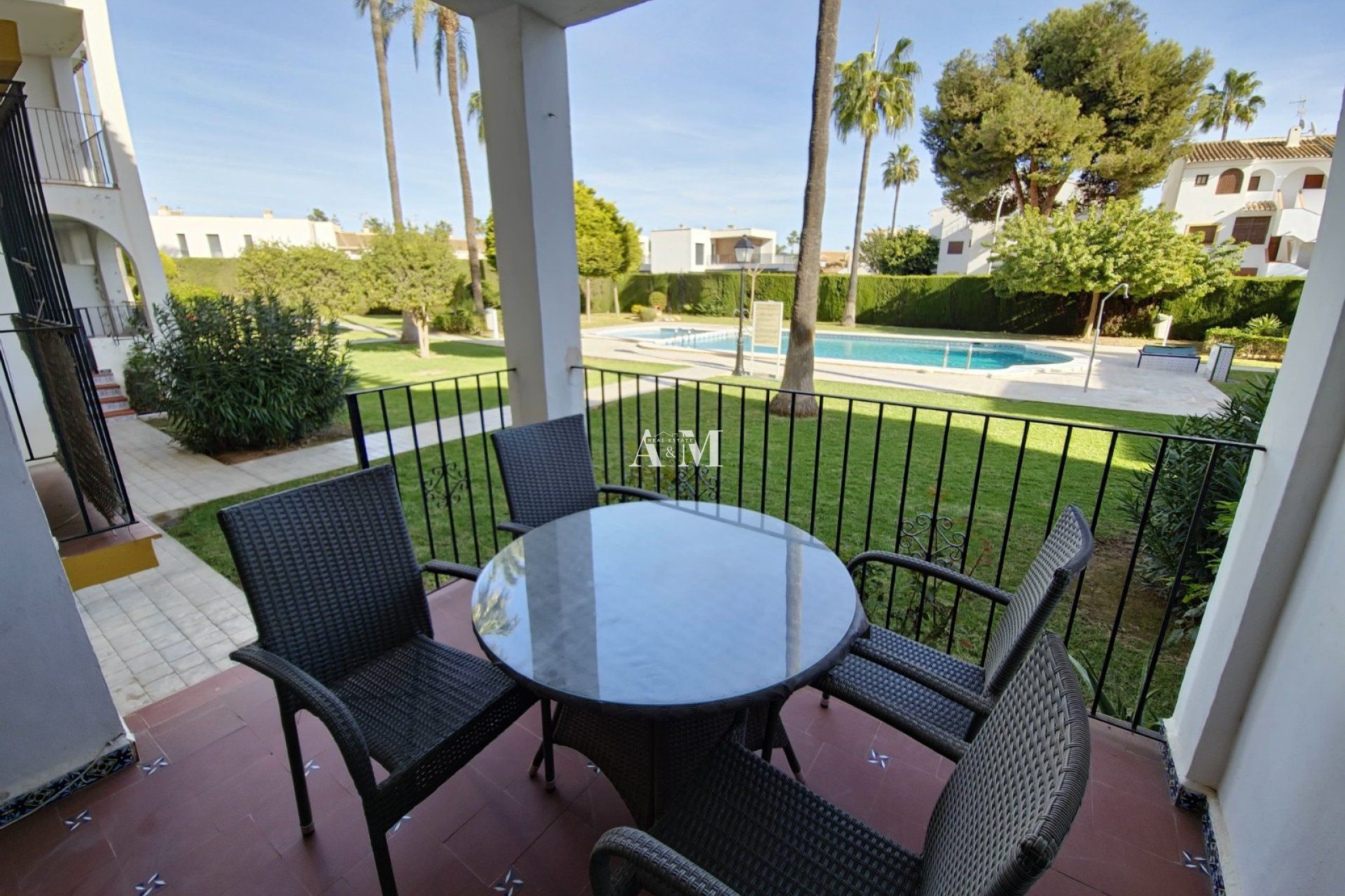 Garten von Erdgeschoss miete in San Pedro del Pinatar mit Klimaanlage, Heizung und Terrasse