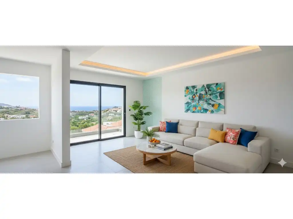 Sala de estar de Casa adosada en venta en Icod de los Vinos