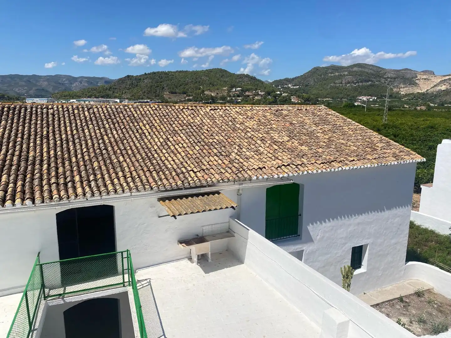 Vista exterior de Casa o chalet en venta en Beniarjó con Jardín privado, Terraza y Piscina