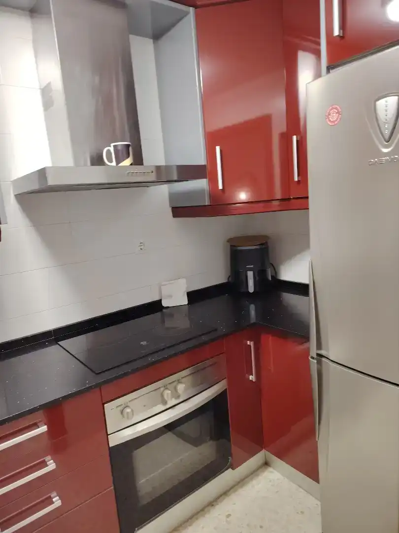 Kitchen of Flat for rent in Rota  with Air Conditioner, Furnished and Oven
