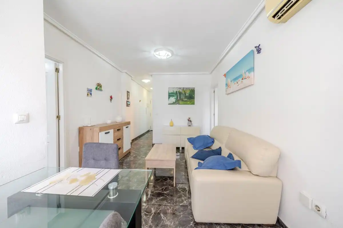 Living room of Flat for sale in Torrevieja  with Air Conditioner, Heating and Terrace