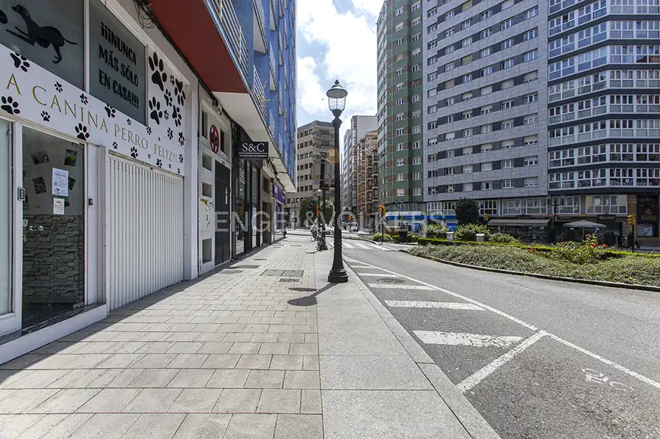 Vista exterior de Piso en venta en Gijón  con Calefacción y Terraza